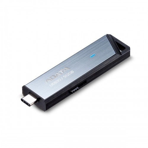 USB Zibatmiņa Adata AELI-UE800-512G-CSG 512 GB Melns Tērauds image 3
