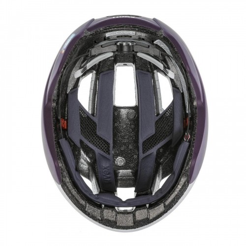 Velo ķivere Uvex Rise cc silver-plum WE-52-56CM image 3