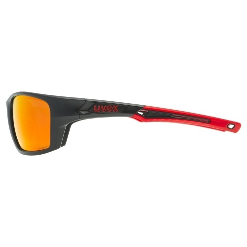 Brilles Uvex Sportstyle 232 P black mat red / mirror red image 3