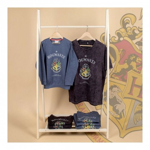 Bērnu Krekls ar Garām Piedurknēm Harry Potter Pelēks Tumši pelēks image 3