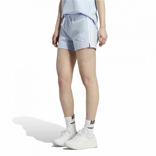 Спортивные женские шорты Adidas 3 Stripes Sj Светло Синий image 3