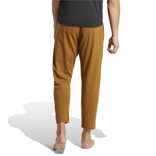 Long Sports Trousers Adidas Base Training Golden image 3