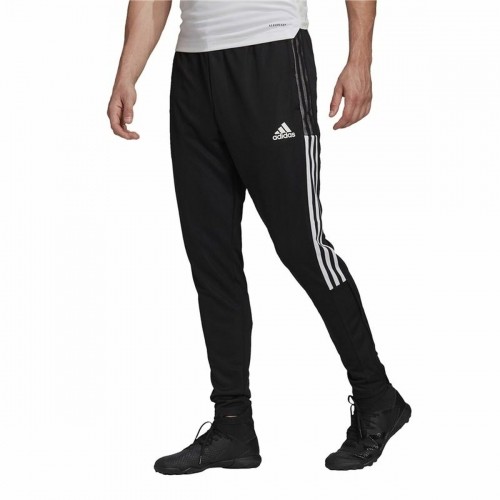 Футбольные тренировочные брюки для взрослых Adidas Tiro21 Tk Чёрный Мужской image 3