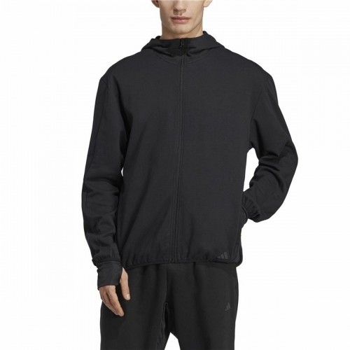 Мужская спортивная куртка Adidas Base Чёрный Белый image 3