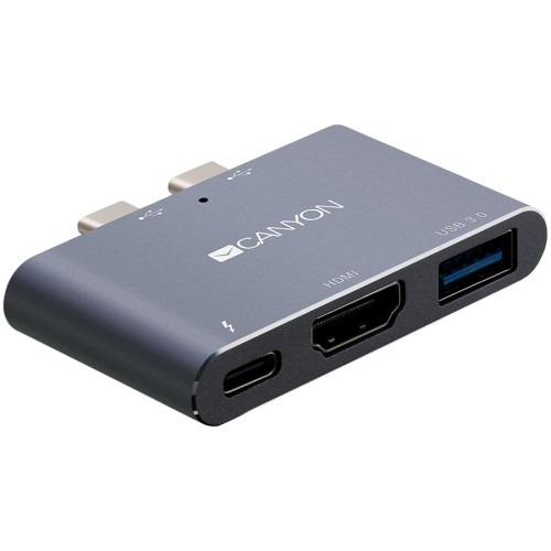 CANYON hub DS-1 3in1 Thunderbolt 3 Space Grey image 3