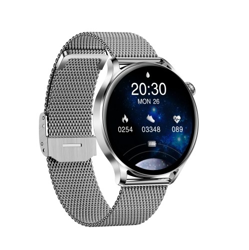 Garett Smartwatch Garett Lady Elegance RT silver steel Viedpulkstenis IPS / Bluetooth / IP67 image 3