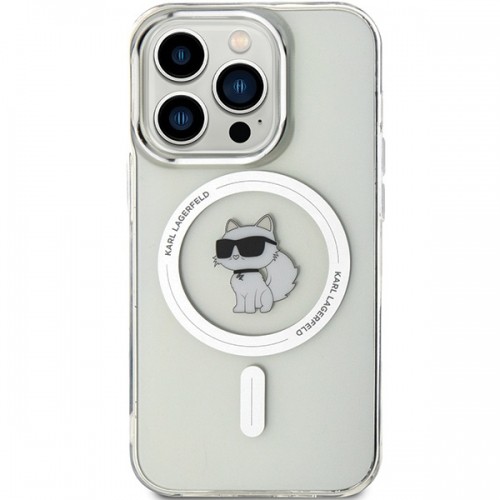 Karl Lagerfeld KLHMP14XHFCCNOT iPhone 14 Pro Max 6.7" przezroczysty|transparent hardcase IML Choupette MagSafe image 3