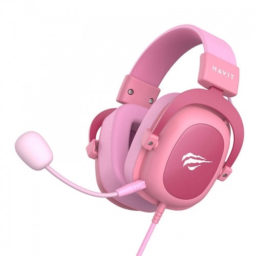 Havit H2002D gaming headphones (pink) image 3