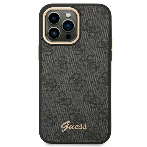 Guess PC|TPU 4G Metal Camera Outline Case for iPhone 14 Pro Max Black image 3
