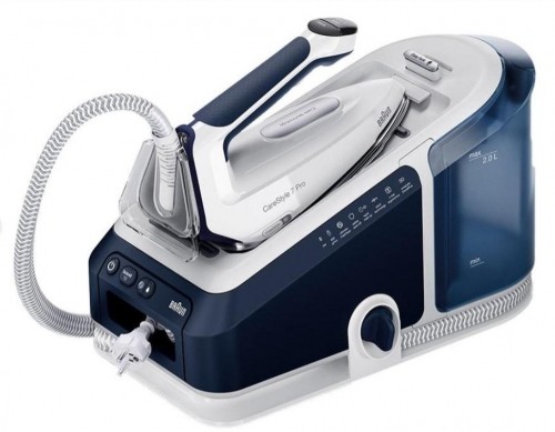 Braun CareStyle 7 Pro IS7282BL steam ironing station 2700 W 2 L Aluminium soleplate Blue, White image 3