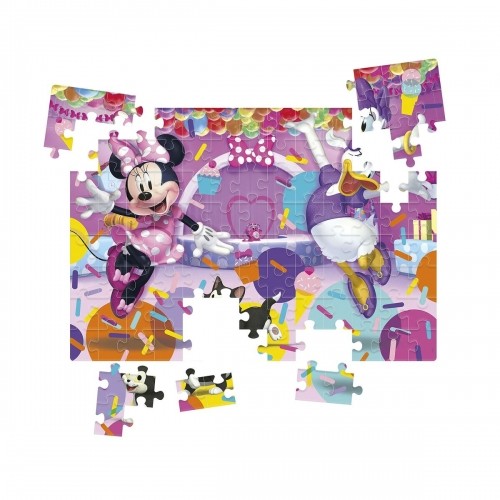 Child's Puzzle Clementoni SuperColor Minnie 25735 48,5 x 33,5 cm 104 Pieces image 3