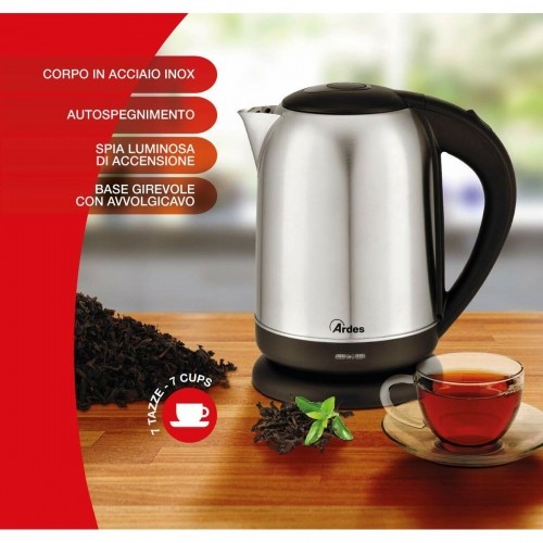 Kettle Ardes AR1K41 Silver 2200 W 1,7 L Stainless steel (Refurbished A) image 3