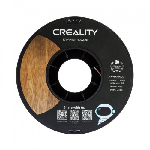 CR-PLA Wood Filament Creality (White Pine) image 3