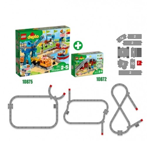 LEGO 10872 Duplo Train Bridge and Tracks Конструктор image 3