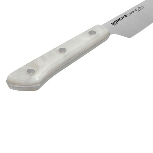 Samura Harakiri Acryl Универсальный Кухонный нож 150mm с акриловой ручкой с AUS 8 кованной японской стали 58 HRC image 3