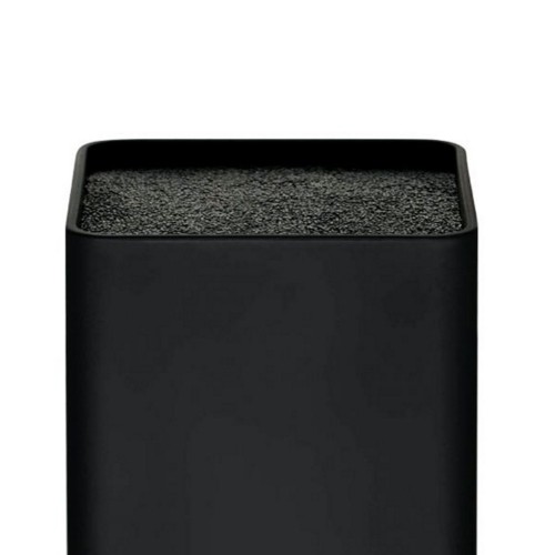 Samura Kvadrātformas plastika Universāls Nažu blokveida turētājs 5-9 nažiem ar elastīgiem fiksēšanas sariem 255mm Matēti Melna image 3