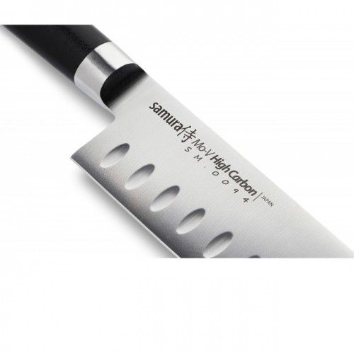 Samura MO-V Кухонный нож Santoku 7"/180mm из AUS 8 Японской стали 59 HRC image 3