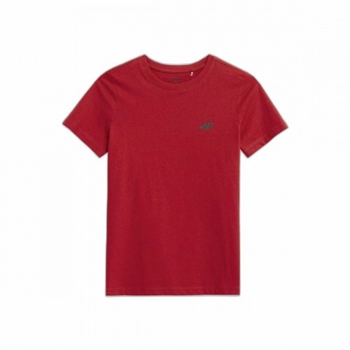 Children’s Short Sleeve T-Shirt 4F M291 Red image 3