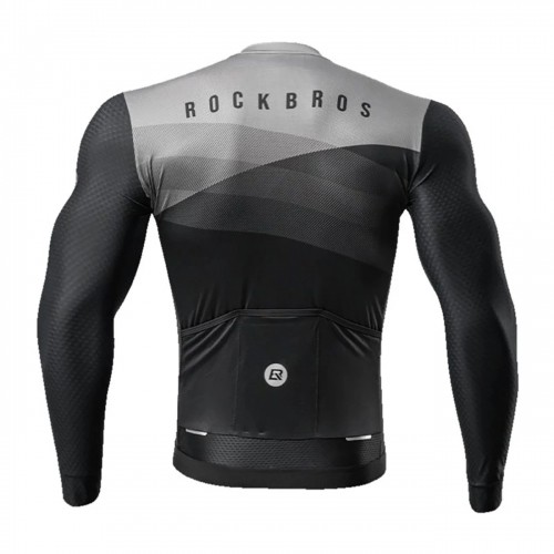Rockbros cycling jersey 15120009005 long sleeve spring|summer XXL - black image 3