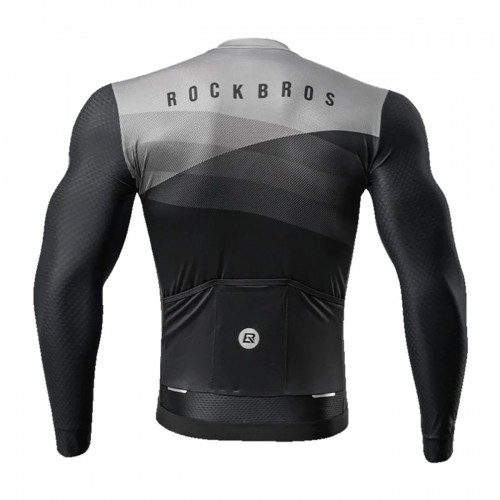 Rockbros cycling jersey 15120009003 long sleeve spring|summer L - black image 3