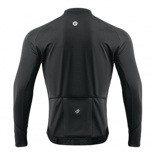 Rockbros 15400002004 long sleeve cycling jersey autumn|winter XL - black image 3