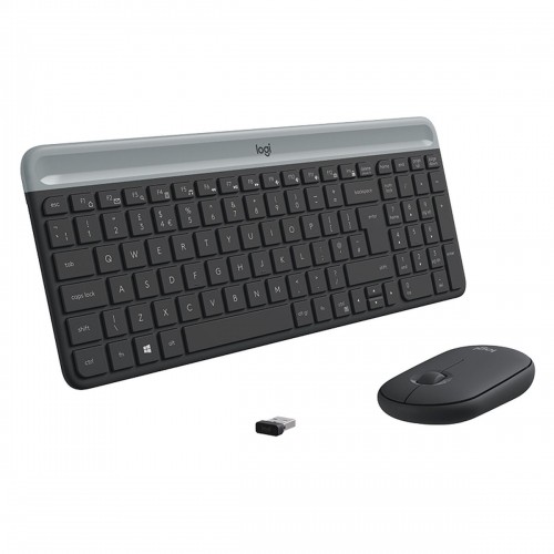 Клавиатура и мышь Logitech 920-009196 Графитовый Итальянский QWERTY image 3