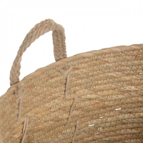 Set of Baskets Natural Rushes 38 x 38 x 33 cm (3 Pieces) image 3
