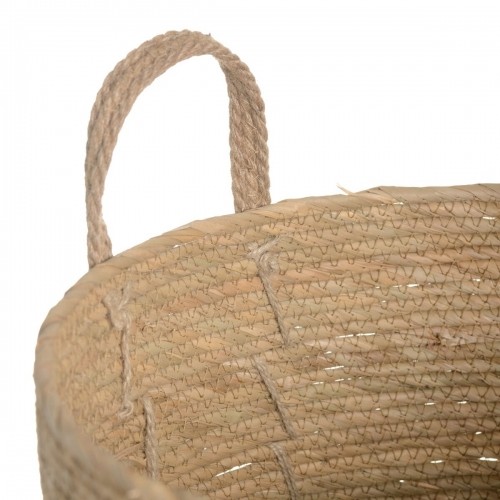Set of Baskets Natural Rushes 42 x 42 x 48 cm (3 Pieces) image 3