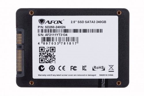 AFOX SSD 240GB TLC 555 MB/S image 3