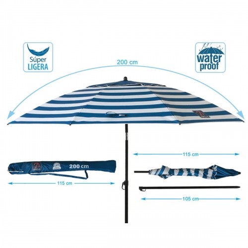 Bigbuy Outdoor Пляжный зонт 200 cm UPF 50+ Моряк image 3