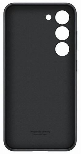 EF-VS911LBE Samsung Leather Cover for Galaxy S23 Black (Damaged Package) image 3