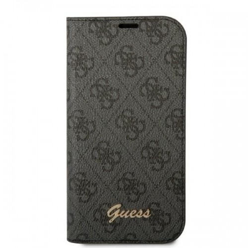 Guess PC|TPU 4G Metal Camera Outline Book Case for iPhone 14 Pro Max Black image 3
