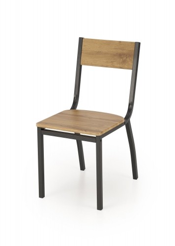 Halmar MILTON table + 4 chairs color: natural / black image 3