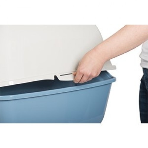 ROTHO Bailey Hooded litter box Blue, White image 3