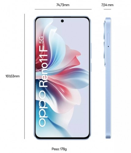 Oppo Reno 11F 5G Viedtālrunis DS / 8GB / 256GB image 3