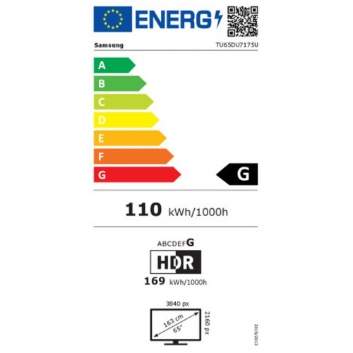 Смарт-ТВ Samsung TU65DU7175 4K Ultra HD 65" LED HDR image 3