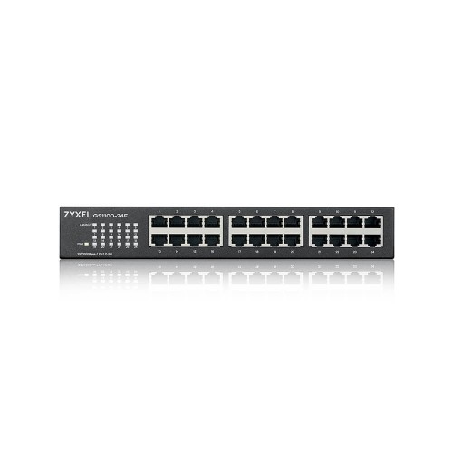 Zyxel GS1100-24E Unmanaged Gigabit Ethernet (10/100/1000) Black image 3