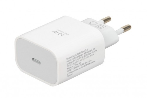 Ibox WALL CHARGER I-BOX C-39 USB-C PD20W WITH CABLE image 3