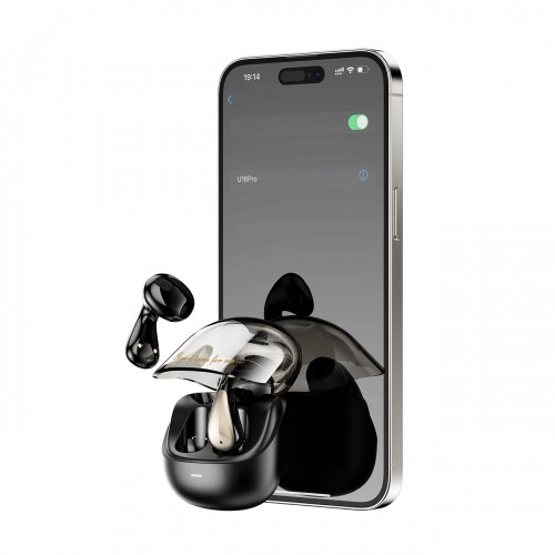 Dudao U16Pro TWS Bluetooth 5.3 wireless headphones - black image 3
