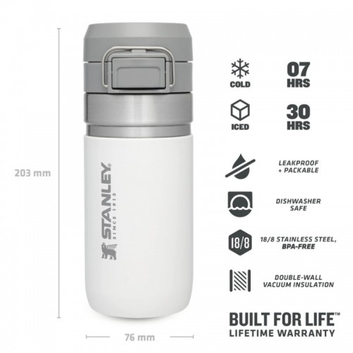 Stanley Termopudele The Quick Flip Water Bottle Go 0,47L image 3