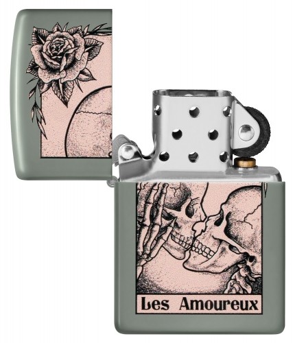 Zippo Lighter 48594 Death Kiss Design image 3