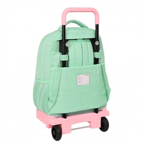 Школьный рюкзак с колесиками BlackFit8 Moon Зеленый 33 x 45 x 22 cm image 3