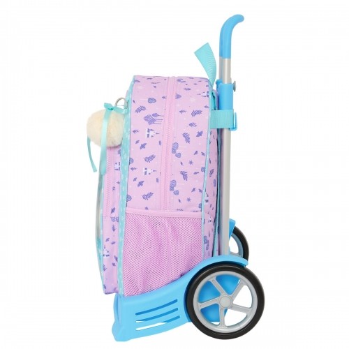 Школьный рюкзак с колесиками Frozen Cool days Фиолетовый Небесный синий 33 x 42 x 14 cm image 3