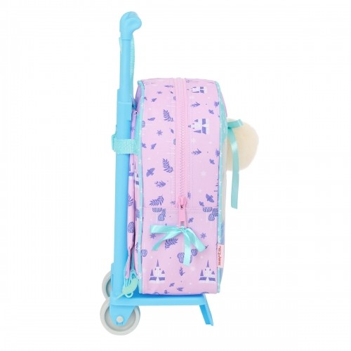 Школьный рюкзак с колесиками Frozen Cool days Фиолетовый Небесный синий 22 x 27 x 10 cm image 3