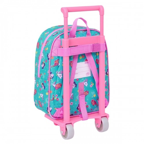 Школьный рюкзак с колесиками My Little Pony Magic Розовый бирюзовый 22 x 27 x 10 cm image 3