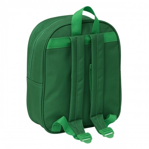 Real Betis BalompiÉ Школьный рюкзак Real Betis Balompié Зеленый 22 x 27 x 10 cm 3D image 3
