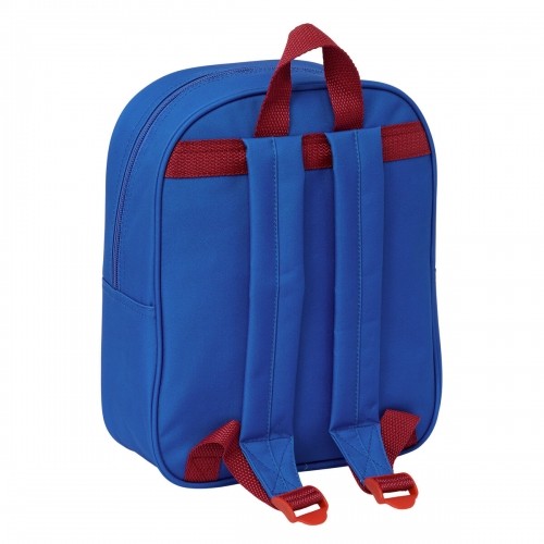 Школьный рюкзак F.C. Barcelona Тёмно Синий 22 x 27 x 10 cm 3D image 3