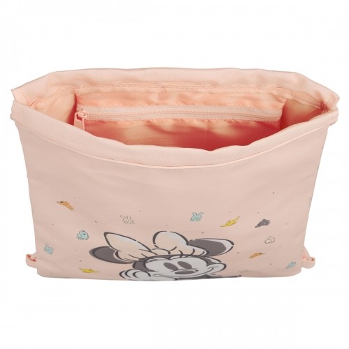 Сумка-рюкзак на веревках Minnie Mouse Baby Розовый 26 x 34 x 1 cm image 3