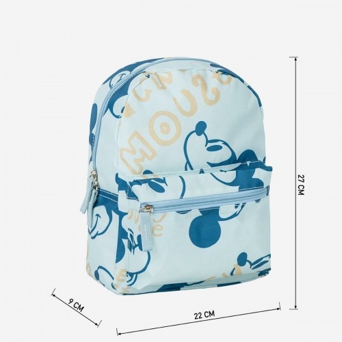 School Bag Mickey Mouse Blue 22 x 27 x 9 cm image 3