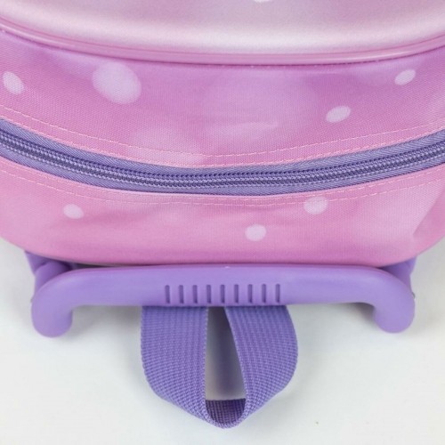 School Rucksack with Wheels Gabby's Dollhouse Pink 25 x 31 x 10 cm image 3